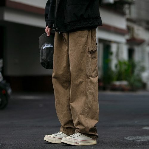 长裤宽松日系潮牌工装裤