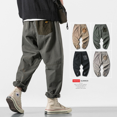 秋冬长裤哈伦裤宽松加绒裤