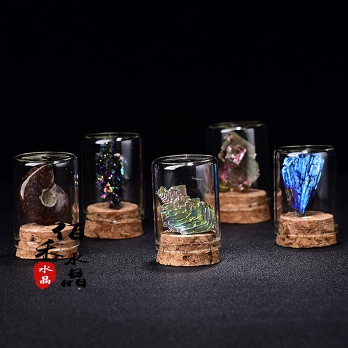 Натуральная вода, кварц, турмалиновая природная руда, научно-популярный учебный образец