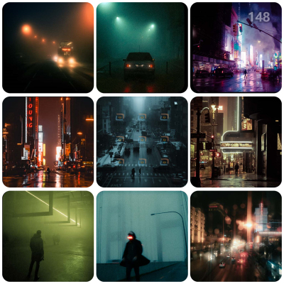 黑暗电影未来城市LR预设Dystopian Looks V2 Lightroom调色PS滤镜