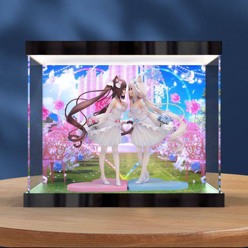 适用猫娘乐园 巧克力 香草 萦梦伊甸 手办灯箱防尘罩亚克力收纳盒,居家布艺,收纳盒,淘宝优惠券,粉丝福利购,淘宝优惠卷