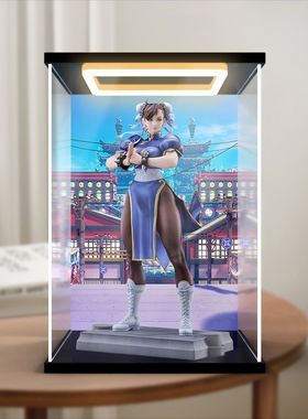 适用MaxFactory街头霸王 快打旋风 春丽 Standby手办亚克力收纳盒