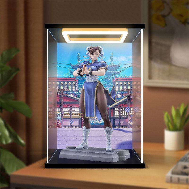 适用MaxFactory街头霸王 快打旋风 春丽 Standby手办亚克力收纳盒,居家布艺,收纳盒,淘宝优惠券,粉丝福利购,淘宝优惠卷