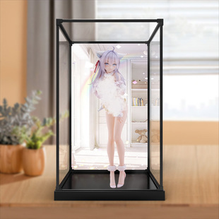 适用FuRyu TENITOL TALL邻桌艾莉同学 艾莉 狐娘手办防尘罩收纳盒