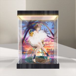 适用 良笑塑美 胜利女神:妮姬-阿妮斯:闪耀夏日亚克力灯箱收纳盒
