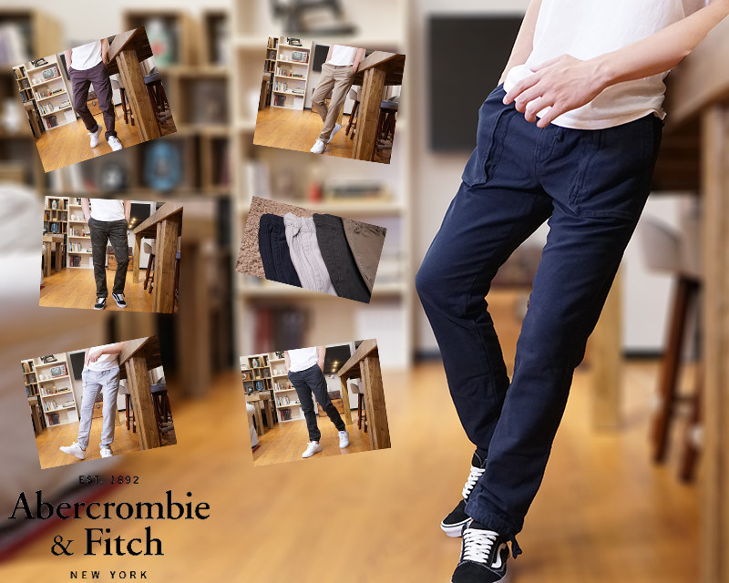 美国休闲慢跑束脚裤现货特价小脚