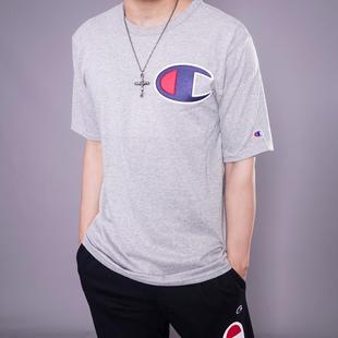 t恤现货 Champion冠军潮牌刺绣字母男女情侣纯棉短袖 清仓特价 美版