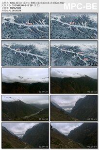 通天河金沙江横断山脉 峡谷河流 再说长江 高清实拍视频素材