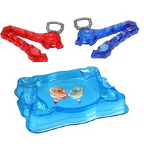 Hand pull rope children's hand gyro toy children's cable boy handle turntable set full set of spiral plastic.