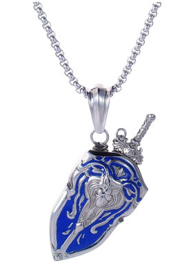 盾牌男士街头潮人风学生挂件吊坠