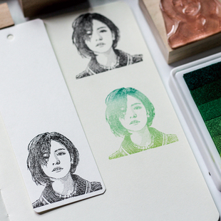 高精度人像印章拇指大小五官清晰还原来图定制刻章定做人像印 包邮