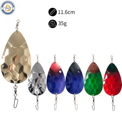 乌龟闪光器亮片道奇Fishing Flasher 4.5inch 35g Diving Dodgers