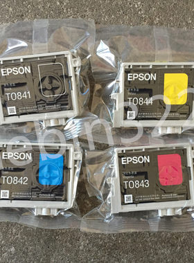 原装爱普生EPSON MEphoto20打印机墨盒T0841 0842 0843黑色墨水盒