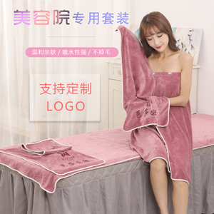 美容院吸水毛巾套装印包头巾床单