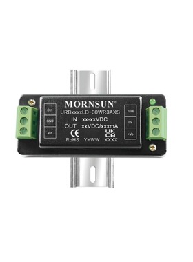 URA2412LD-30WR3A4S金升阳DC-DC电源模块24V转正负12V 30W导轨式