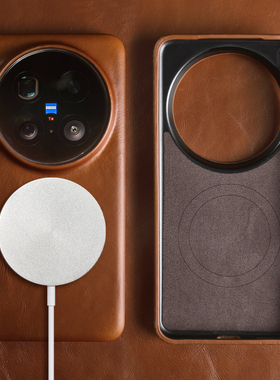 油蜡纹真皮适用VIVOX300Ultra手机壳X200Pro新款高级商务简约小众Mini软皮质X100S小牛皮磁吸全包防摔保护套