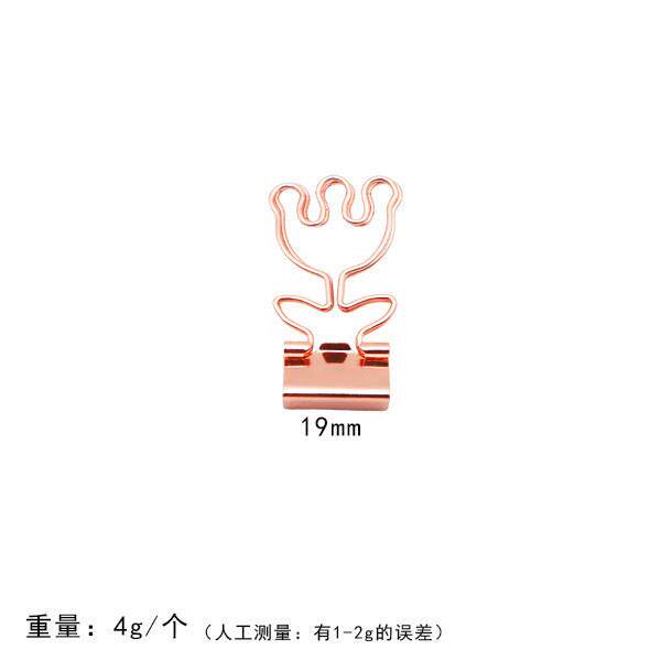卡通异形长尾夹创意学生用文具夹子彩色长尾票夹凤尾燕尾夹票据夹
