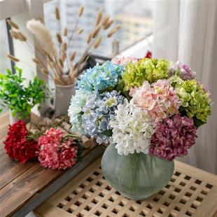 仿真花绣球14个色厂家家庭装饰婚庆手捧花路引花墙假花52666