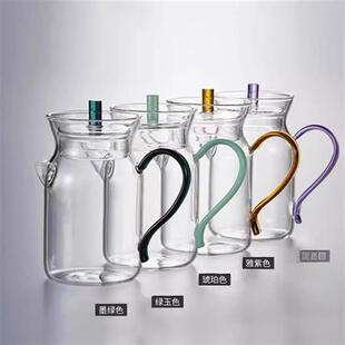 高硼硅玻璃绿茶壶泡茶壶仿宋手执壶茶壶花茶壶小宋壶包茶壶功夫茶