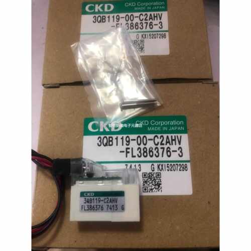 JUKI FX3电磁阀JUKI贴片机电磁阀原装日本CKD 3QB119-C2AHV FL386