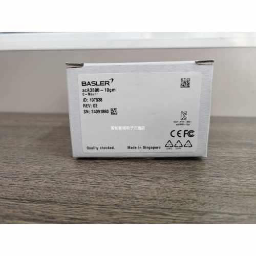 BASLER ACA3800-10GM工业相机 1000万像素 千兆网口 全新