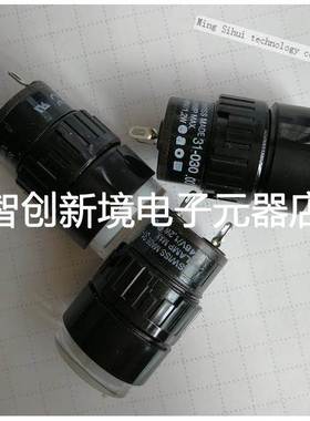 EAO按钮开关带灯指示器31-030.005/W 白色灯罩带LED灯孔径16mm