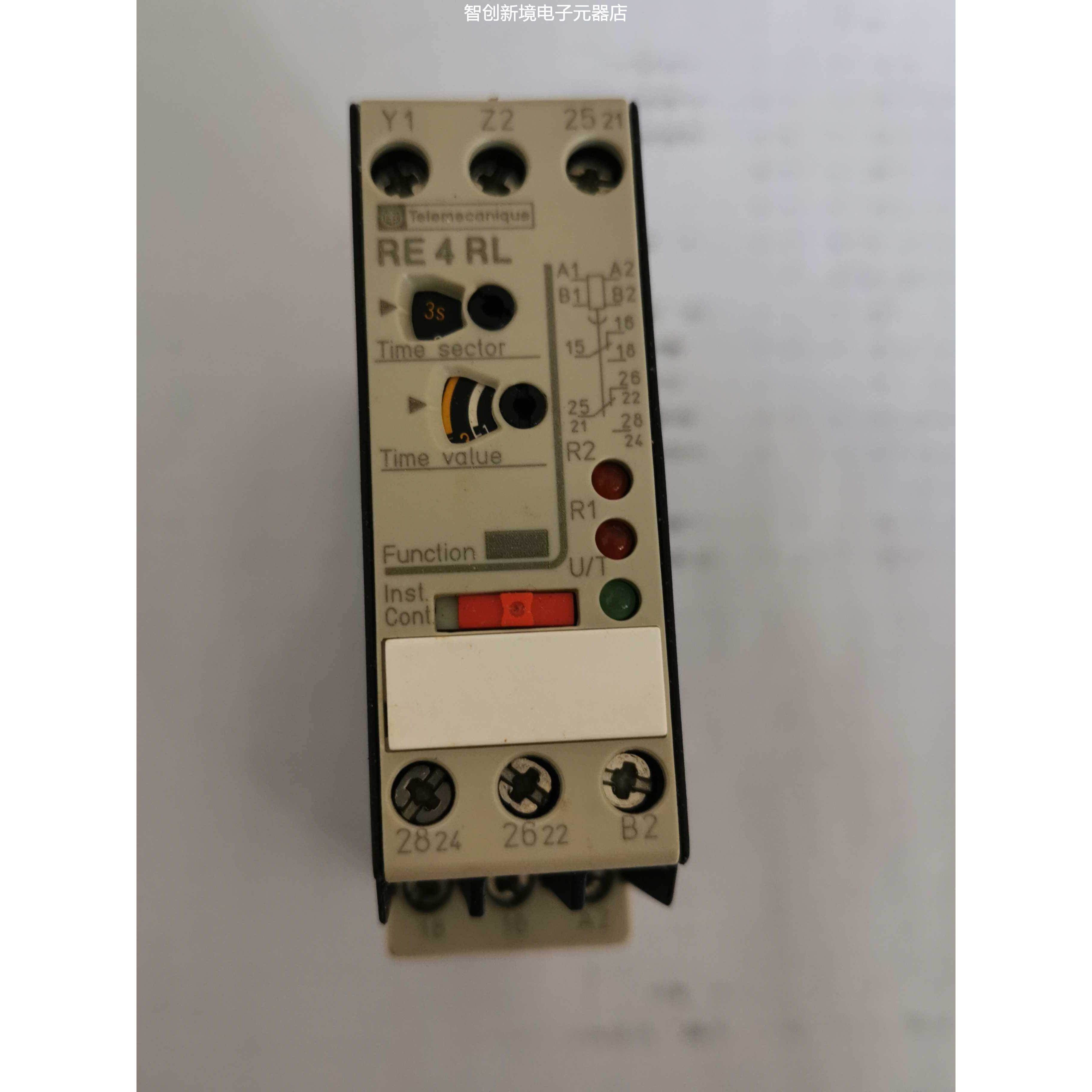 施耐德时间继电器RE4RL13BU 现货RE4 RM11BU