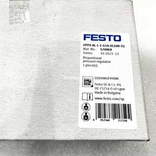 0L10H 比例压力阀 费斯托 570969 G14 VPPX FESTO