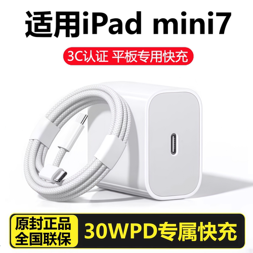 适用苹果iPad平板mini7充电器线