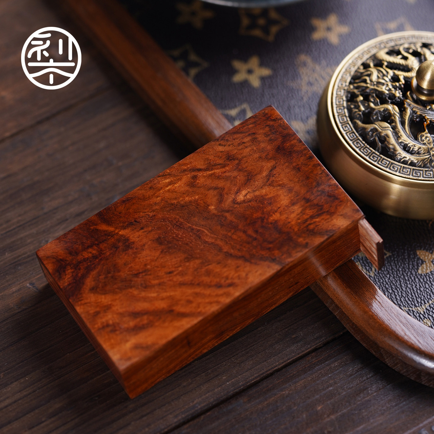 梨香院正宗海南黄花梨烟盒细烟20支装香烟盒子独板木制男士随身