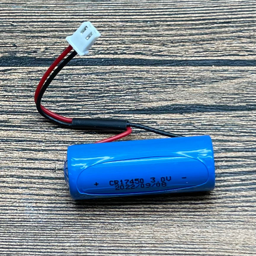 智能刷卡自来水表3v电池CR17450通用型插卡水表烟感器一次性电池