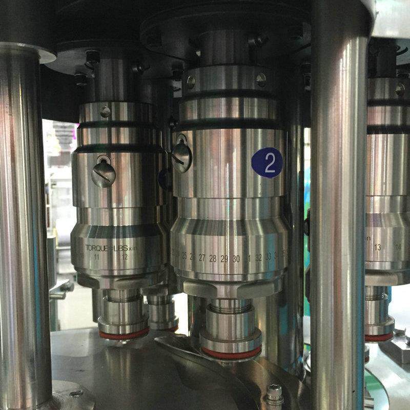 纯F净洗水冲灌装旋盖机灌装 CG18-18-6PE710T三合一液体灌装机