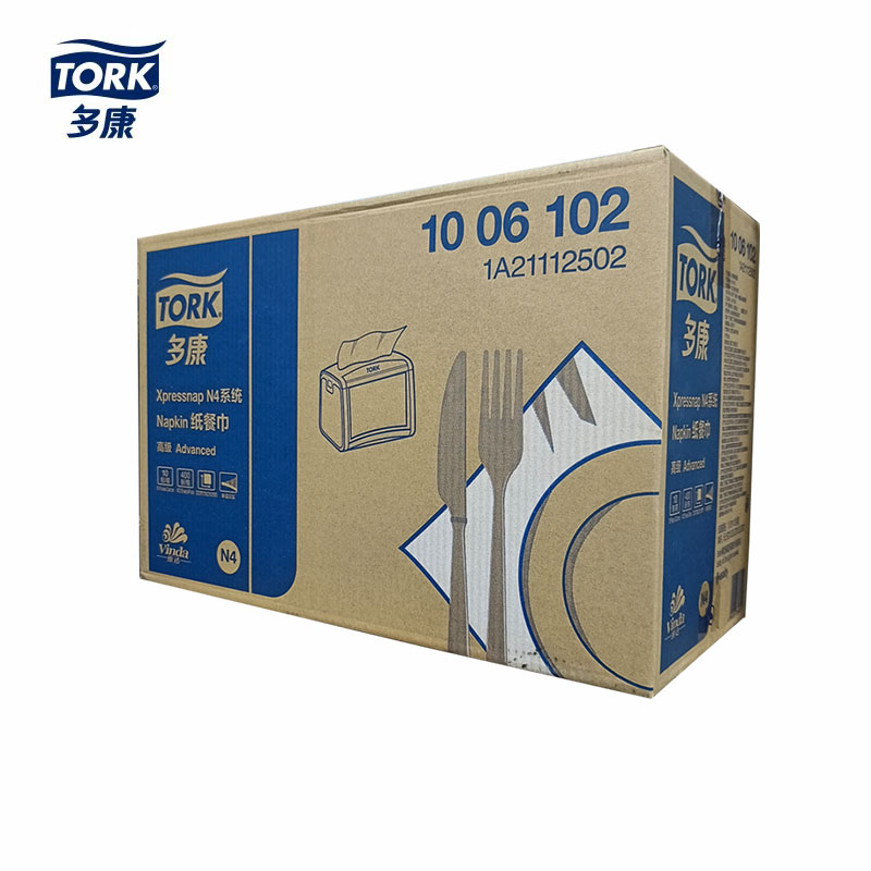 多康纸餐巾单层400张10包