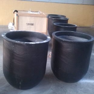 中频炉焦炭炉耐温碳化硅石墨坩埚甘锅熔炼化铜导磁好导热快