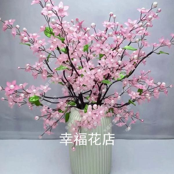 材料包花束紫荆满园diy手工编织手工材料包串珠