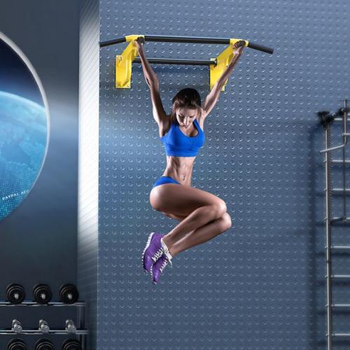 墙体单杠家用室内健身器材打孔墙上吊杠架引体向上墙壁固定壁挂式