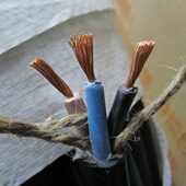 电线电缆 橡套电缆线 1米 4平方国标橡胶地缆线 江苏南洋YZ3