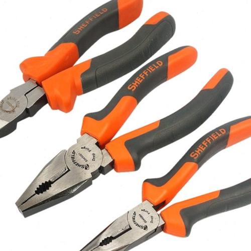 钢盾钢丝钳尖嘴钳老虎钳子多功能多用斜嘴钳虎口钳平口钳电工工具