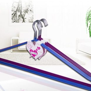 【杰利来】不锈钢大衣架晒被子加粗防滑实心大衣挂晾晒床单被套罩