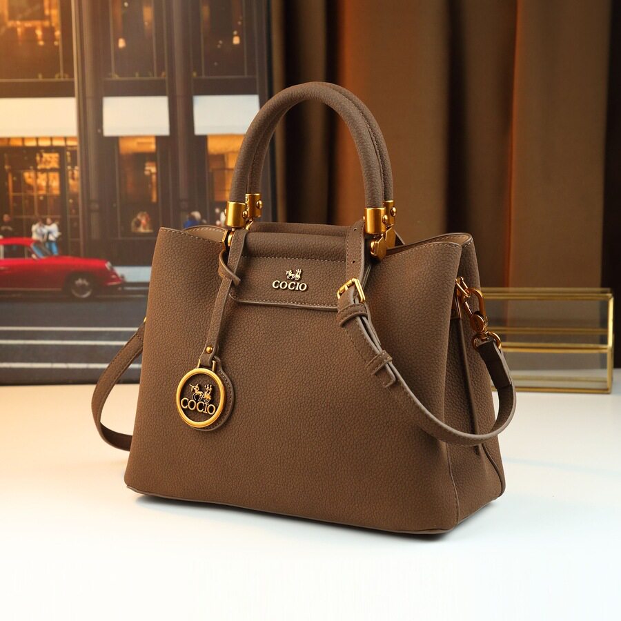 COCIO新款高档秋冬气质复古风休闲手提单肩小方包包