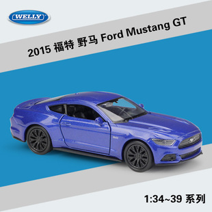 WELLY威利1：36福特野马2015 Ford Mustang GT仿真合金汽车模型