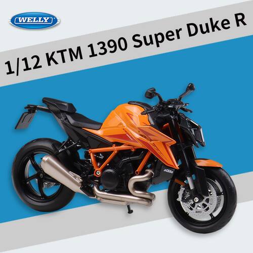 威利WELLY 1:12 KTM 1390 Super Duke R 仿真合金成品摩托车模型