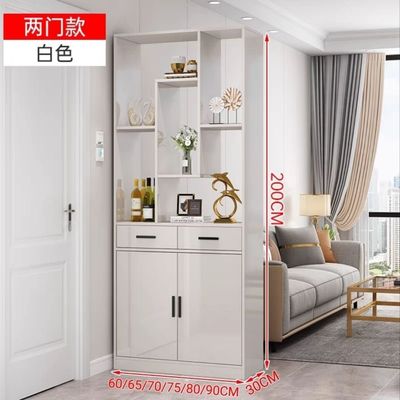 简约入户门玄关柜鞋柜一体置物架