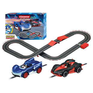 卡雷拉Carrera轨道赛车联名正版刺猬索尼克音速儿童电动遥控玩具