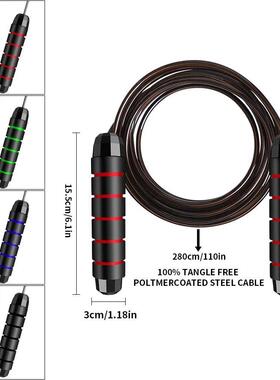 Rapid Speed Jump Rope Steel Wire Skipping Rope Exercise Adju