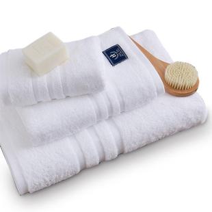 Luxury Hotel White Bath Towel Set Large Thick Towels 浴巾3件