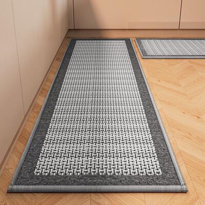 Kitchen floor mat Dirt resistant carpet woven mat编织床垫脚