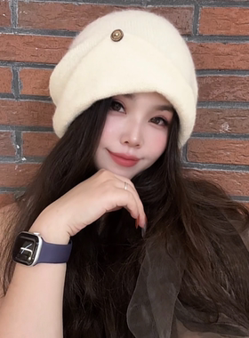 汇潮帽业大弹力简约针织包头帽堆堆帽新款百搭显脸小休闲女款秋冬