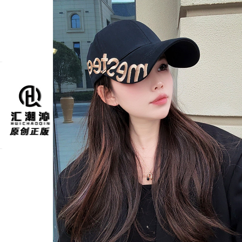 C59加大26年新款棒球帽四季通用刺绣弯檐字母帽子鸭舌帽字母刺绣