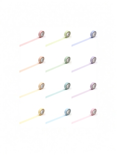 mt基础款纯色15色和纸胶带分装手帐用品30cm分装